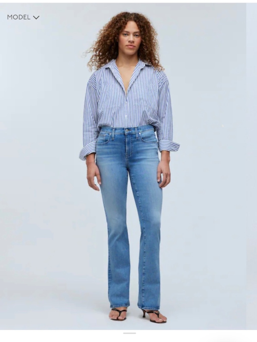 Madewell kick out full length jeans